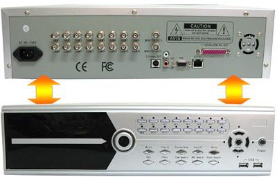 The Silver Box 16 Channel Rear view and Front